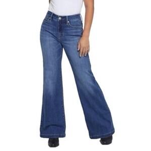 Seven7 Bella High Rise Wide Leg Jeans Medium Wash Size 6